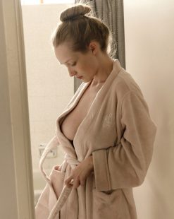 Giana Van Patten In A Bath Robe